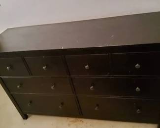 Black 8Drawer Dresser
