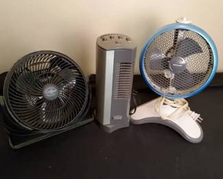3 Working Fans Crofton, Duracraft Seville Classics