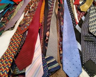 Mens Accessory Lot Versace, Dior, Ted Baker Ties, Leather Belts Formal Accents