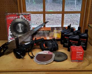 WEN Sander, Black Decker Jigsaw, Diablo Blade, Motorcraft Supplies Workshop Power Hand Tools