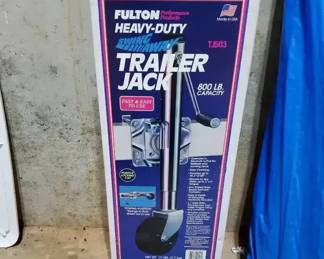 Fulton 800Lb Trailer Jack Camping Gear Bundle Coleman Cooler, Cookware More