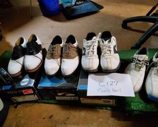 Mens Golf Essentials Bundle Footwear, Practice Gear, and Accessories
