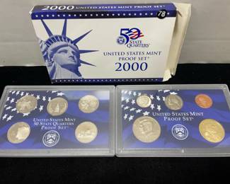 2000 US mint proof set
