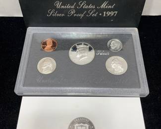 1997 US mint silver proof set