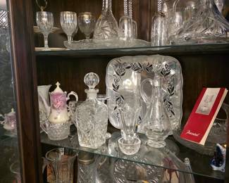 Waterford,lalique and Baccarat 