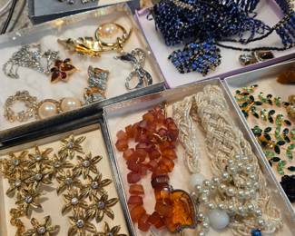 Lots of costume jewelry 