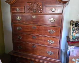 VTG Bassett tallboy chest of drawers