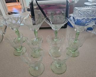 vintage cocktail glasses