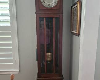 tall antique grandfather clock