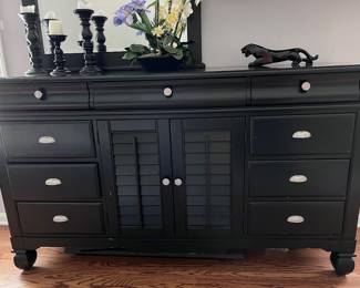 Black dresser