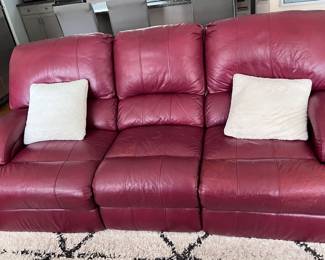 Red sofa