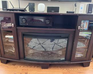 Fireplace entertainment center