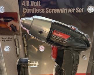 Drill Master Cordless Screwdriver Set