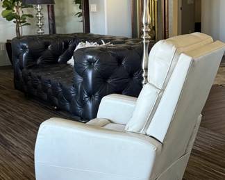 La-Z-Boy Leather Rocker Recliner Narrow