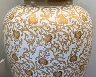 Stunning Ceramic Urn on Stand (Urn Only 30" h x 16" w)