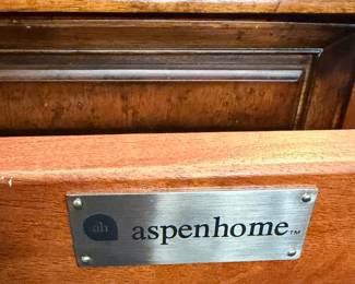 AspenHome L-Shaped Office Desk and Lateral File 