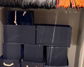 Storage Bins, Hangers