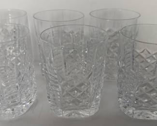 Waterford Crystal Old Fashion Tumblers s/6