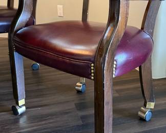 Set/6 Chairs w Casters
