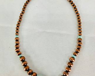 Copper Bead Necklace