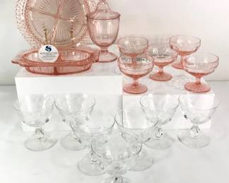 Vintage Pink Glass