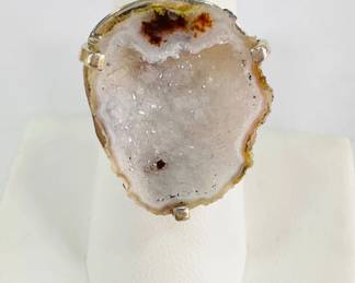 Agate Geode Ring