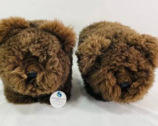 Beary Furry Footstools