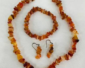Carnelian Gemstone Set