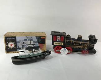 Woolworth Train and Texaco Tugboat