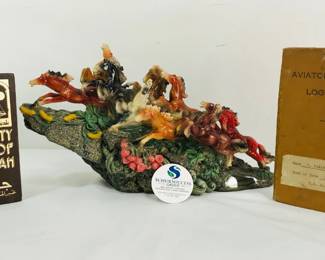 Sancai-Style Horse Sculpture