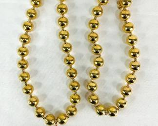 Polished Gold Beads
