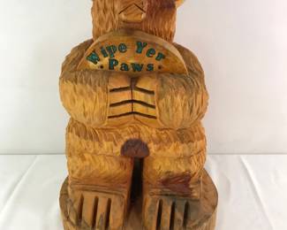 Carved Bear Sculpture