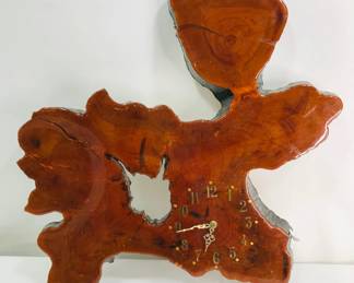 Natural Wood Clock