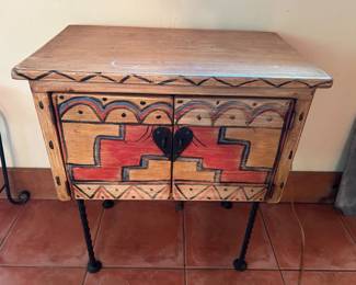Small Hand Painted Chest