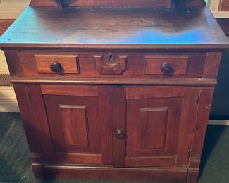 Victorian Commode with Candlestands