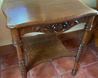 Wonderful Oak Table with Carvings