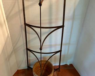 1 of 2 Metal Tower Stands