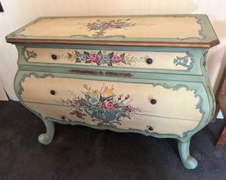 Bombay Style Floral Design Dresser