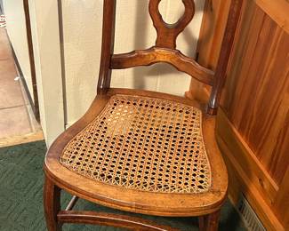 Another Victorian Cane Seat Chair