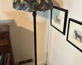 Stained Glass Shade Floor Lamp