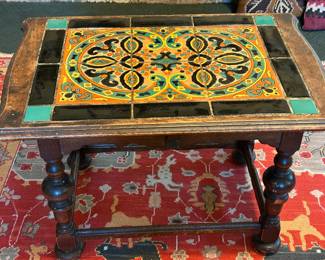 Tile Top Table