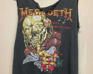 Original 1987 Megadeth Tour T-Shirt