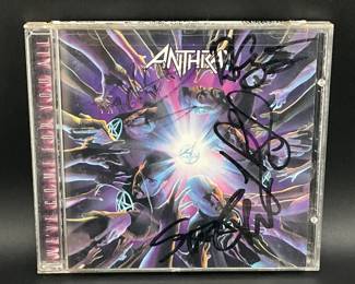 Autographed Anthrax CD