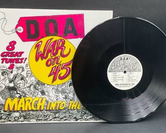 D.O.A. Punk Rock 12" Record Single