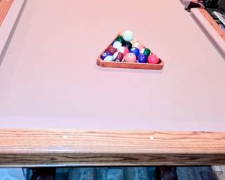 Slate pool table