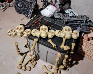 Halloween and Christmas decor
