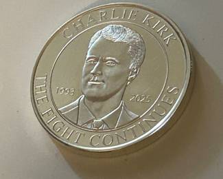 Charlie Kirk Silver Coin