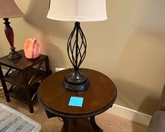 End tables and lamps