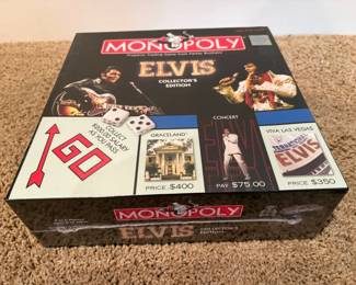 Collectors Edition with Hologram Sticker, Elvis Monopoly, factory sealed