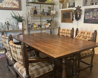 Solid Oak dining Table & Chairs